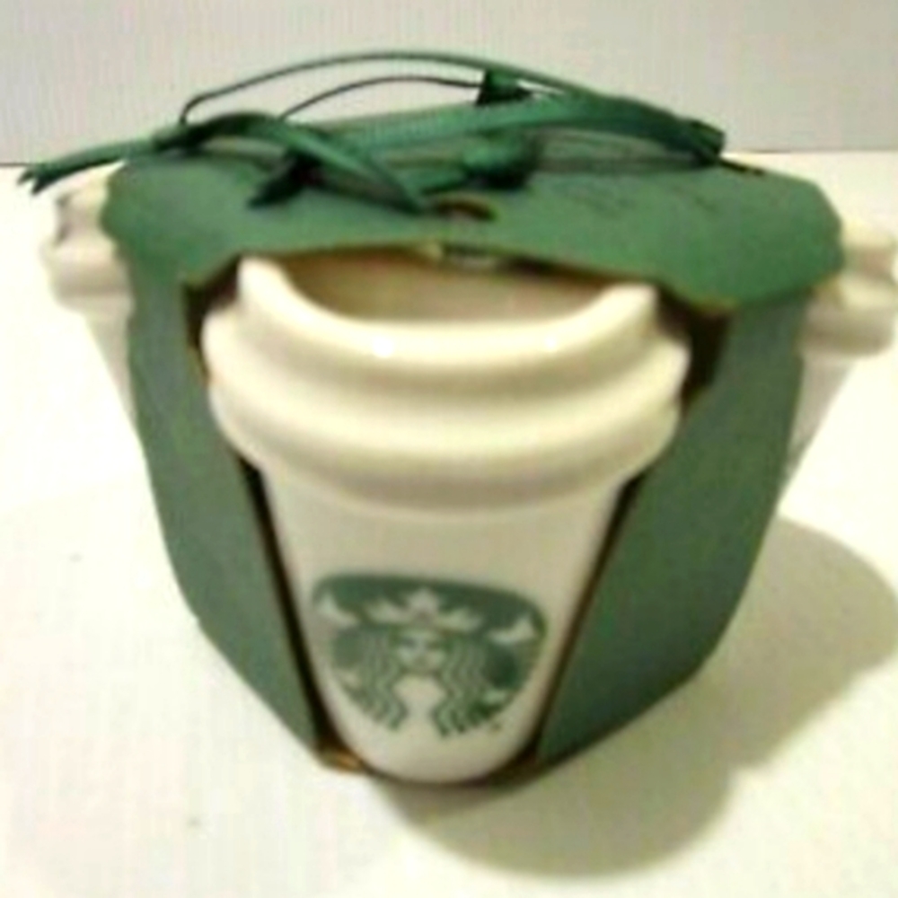 Starbucks travel cup ornaments